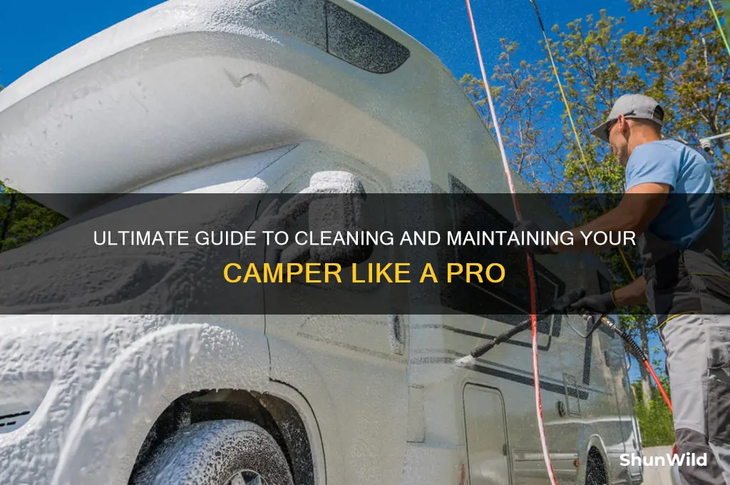how to wash camper