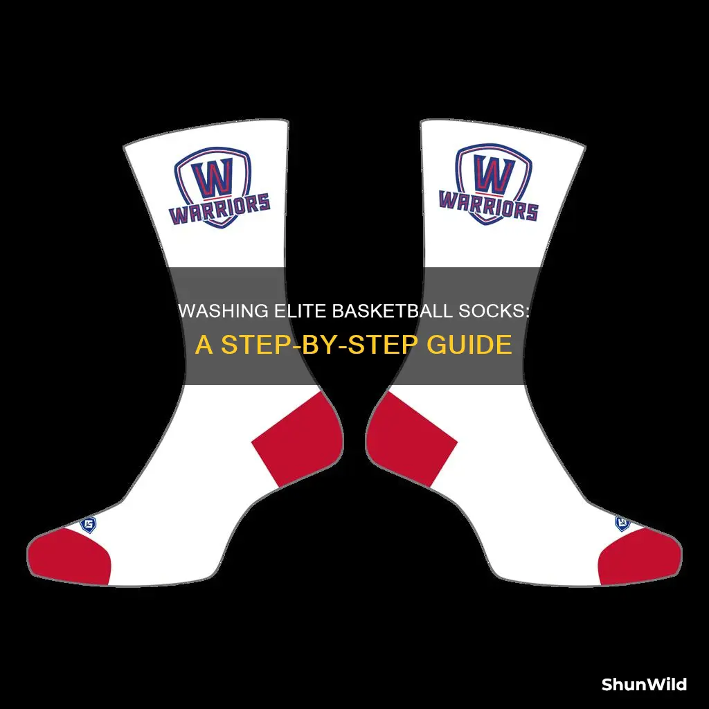 how to wash elite basketball socks