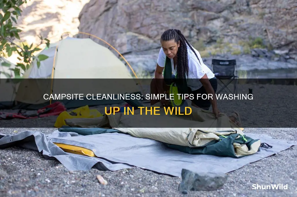 how to wash in camp