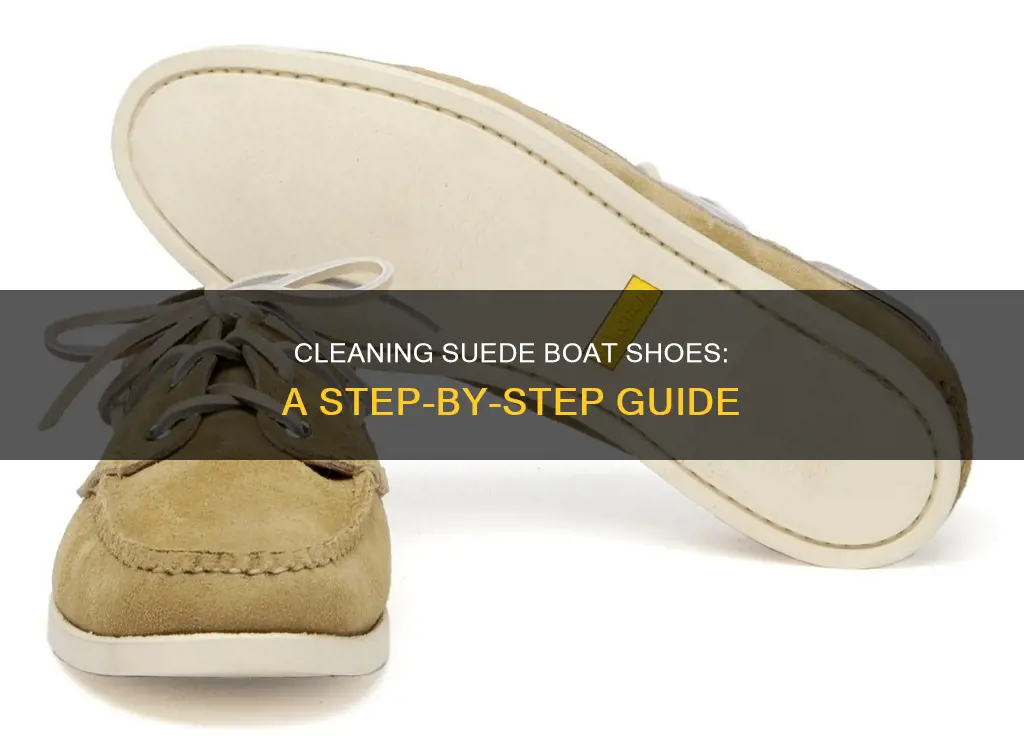 how to wash suede boat shoes