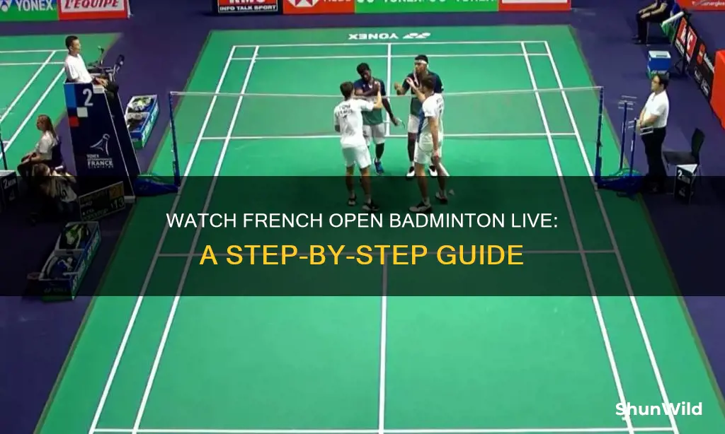 how to watch french open badminton live