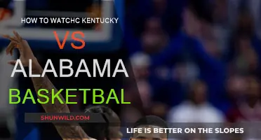 Where to Watch Kentucky vs Alabama Basketball