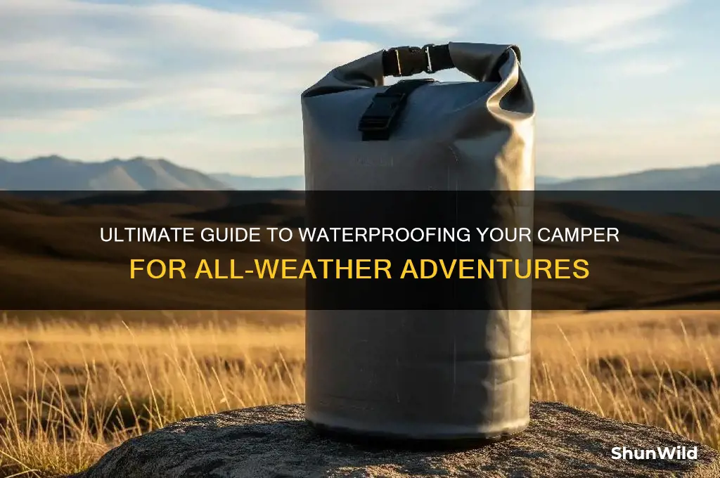 how to waterproof a camper