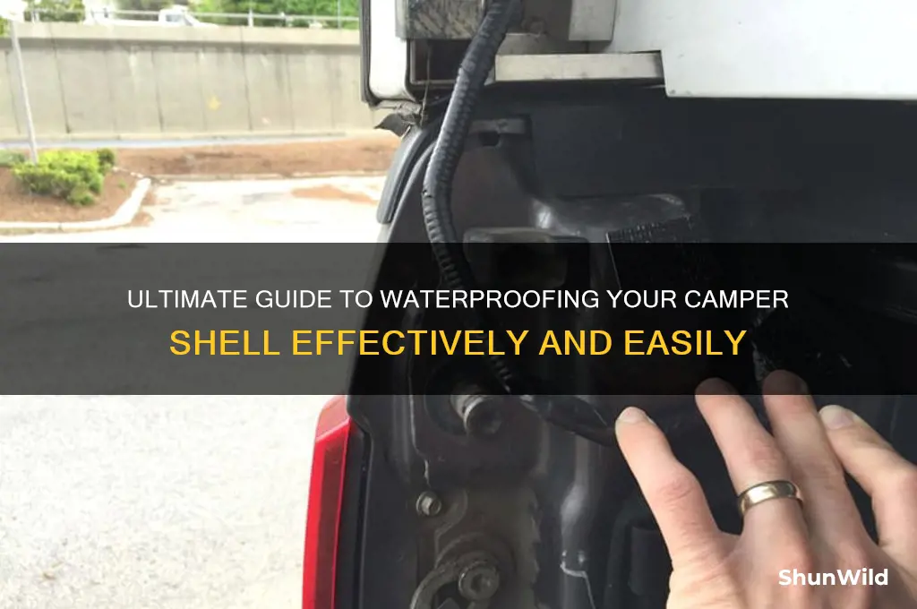 how to waterproof camper shell