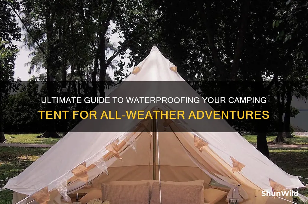 how to waterproof camping tent