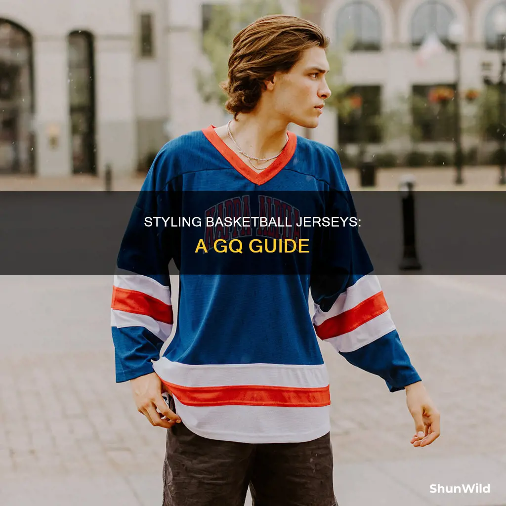 how to wear a basketball jersey gq
