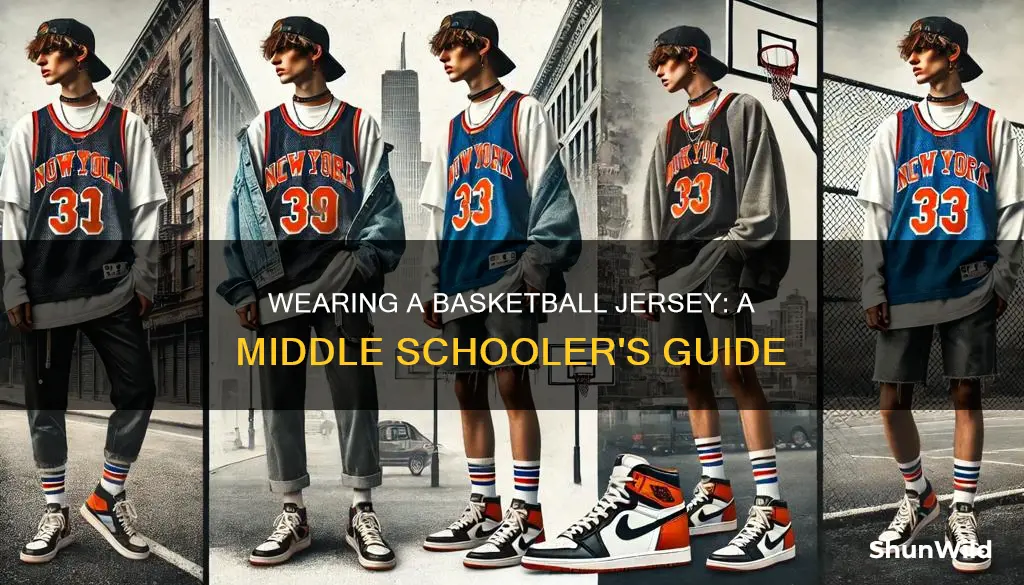 how to wear a basketball jersey in middle school