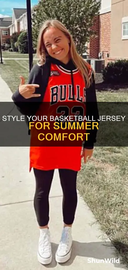 how to wear a basketball jersey in the summer