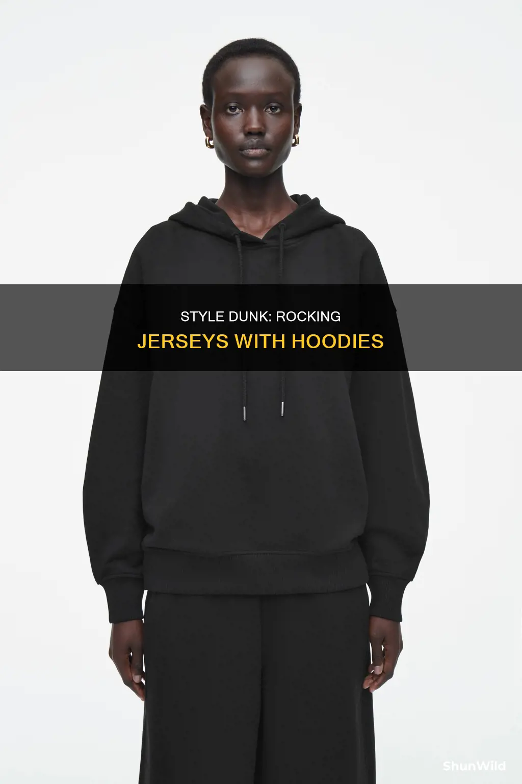 how to wear a basketball jersey over a hoodie