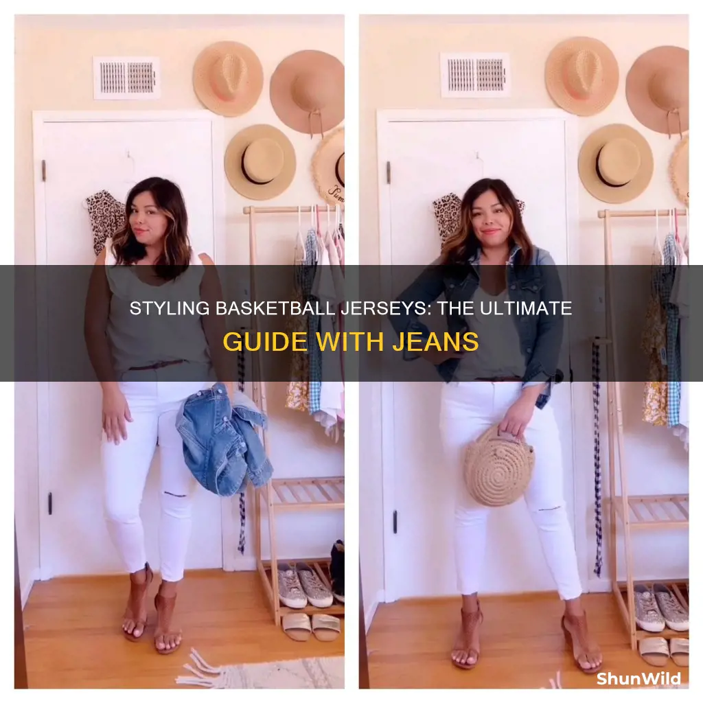 how to wear a basketball jersey with jeans