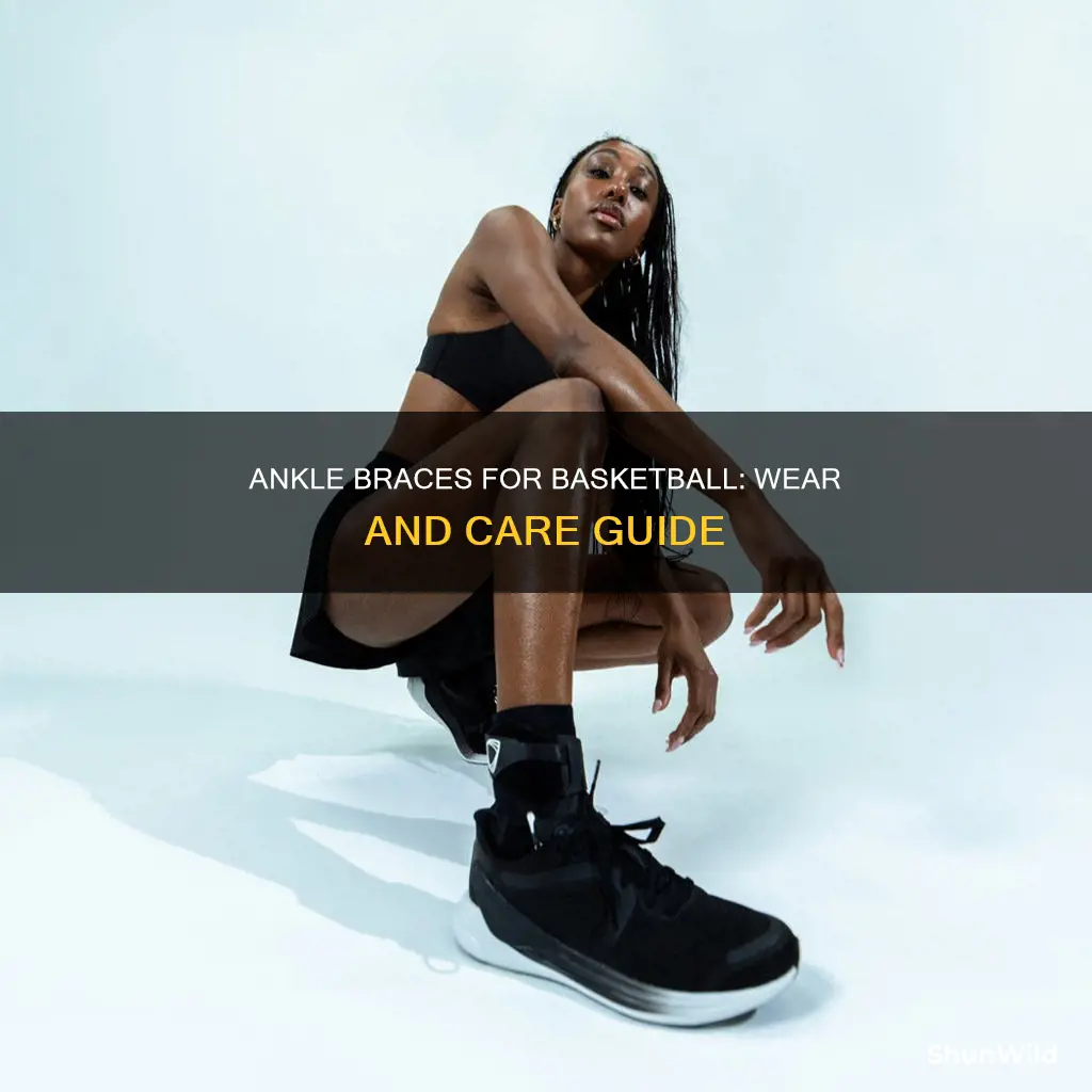 how to wear ankle braces for basketball