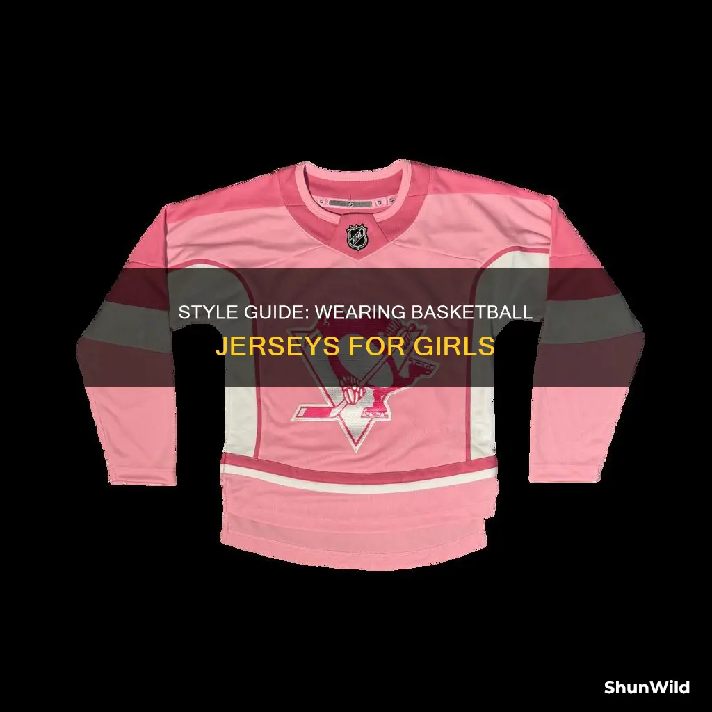 how to wear basketball jersey girl