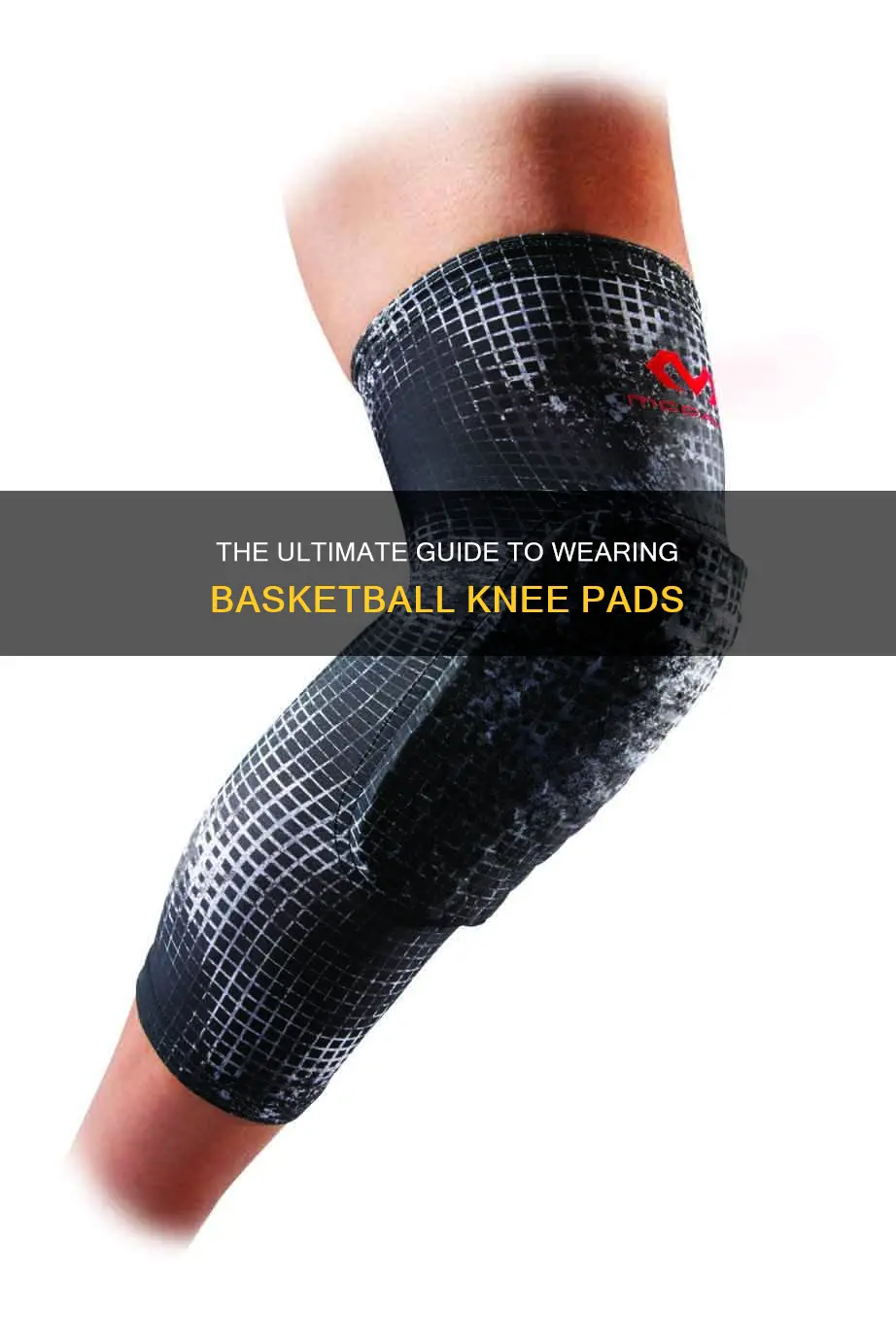 how to wear basketball knee pads