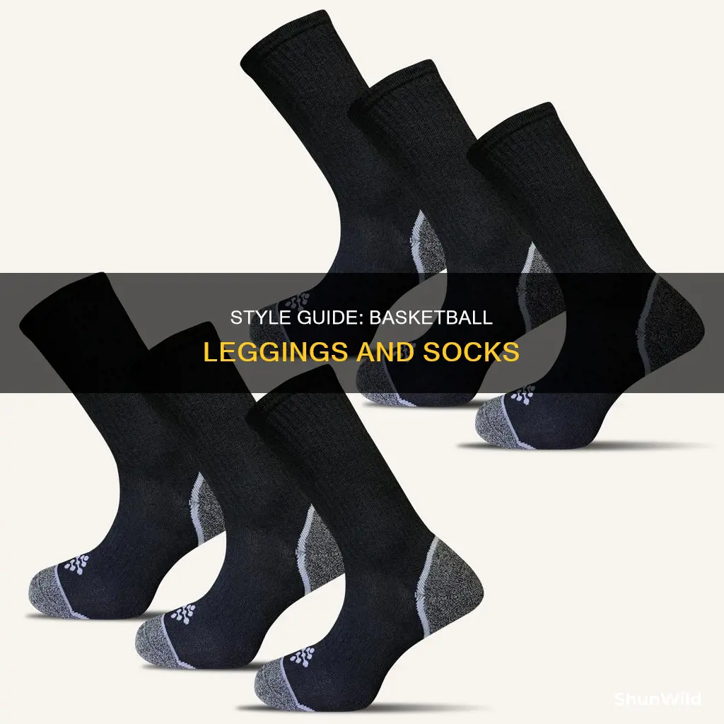 how to wear basketball leggings with socks