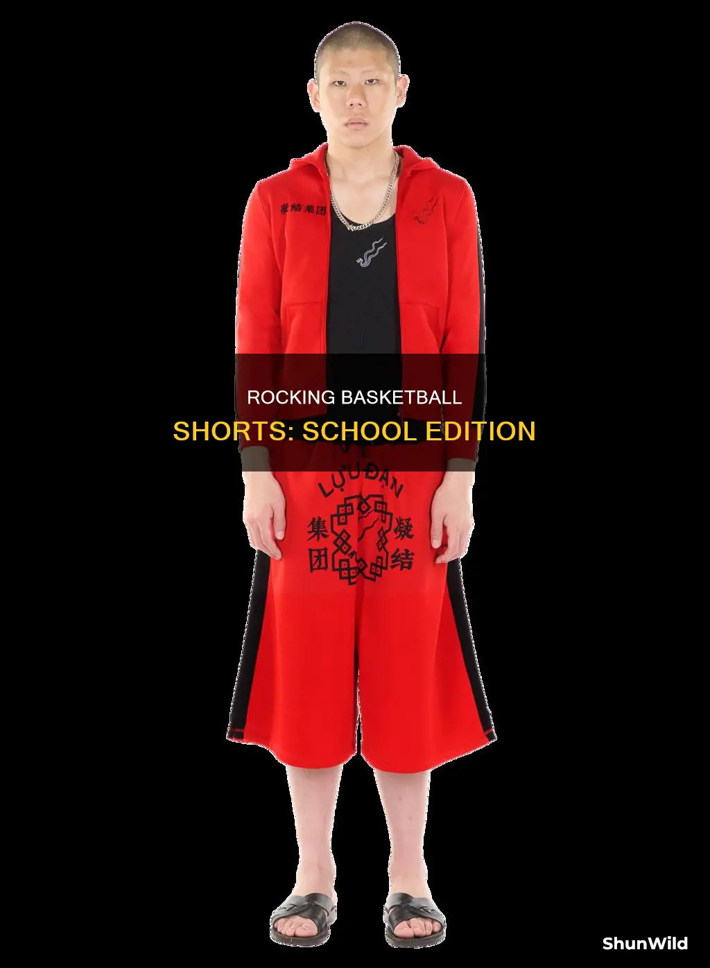 how to wear basketball shorts to school