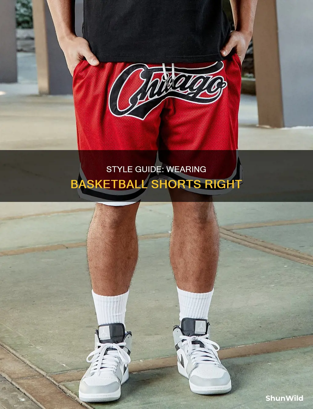 how to wear basketball shorts