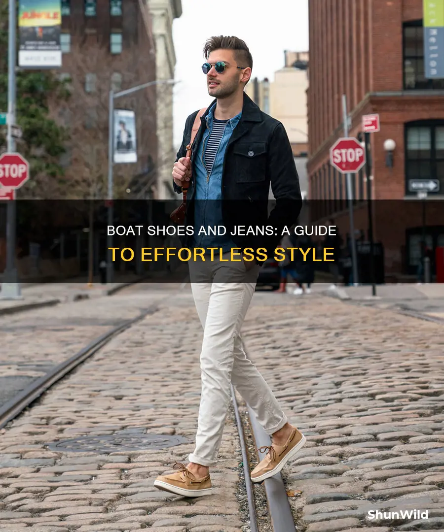 how to wear boat shoes with jeans