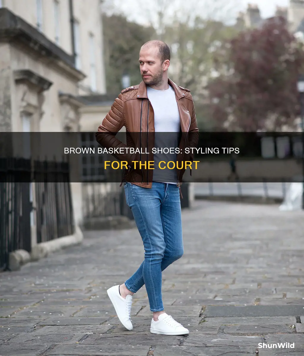 how to wear brown basketball shoes