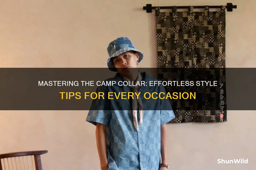 how to wear camp collar