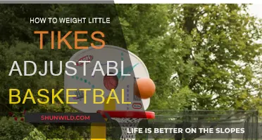 Little Tikes Basketball: Weighing and Adjusting for Fun
