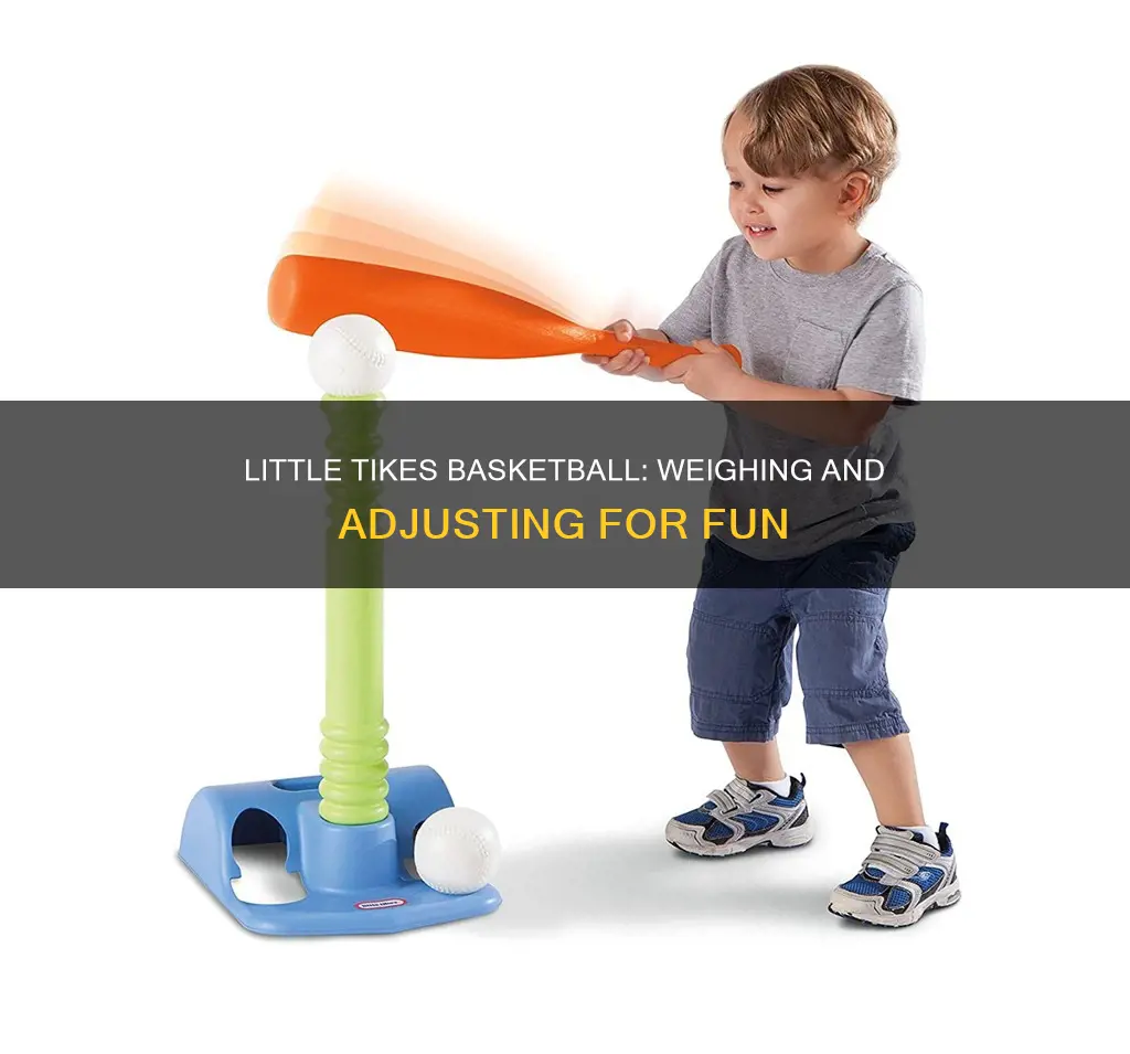 how to weight little tikes adjustable basketball