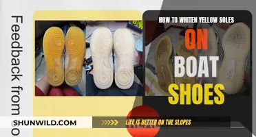 Whitening Boat Shoes: Removing Yellow Soles