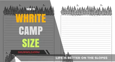 Mastering Camp Size Writing: Essential Tips for Clear and Effective Communication
