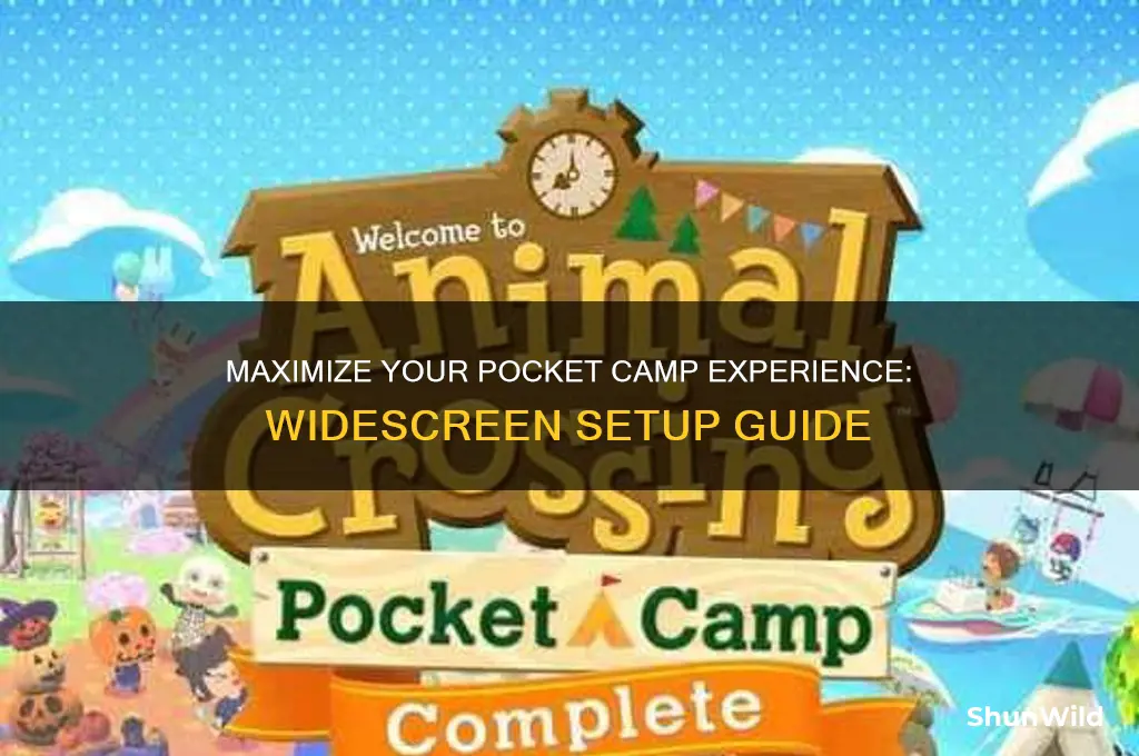 how to widescreen pocket camp