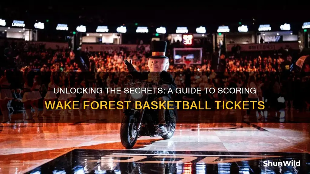 how to win wake forest basketball tickets