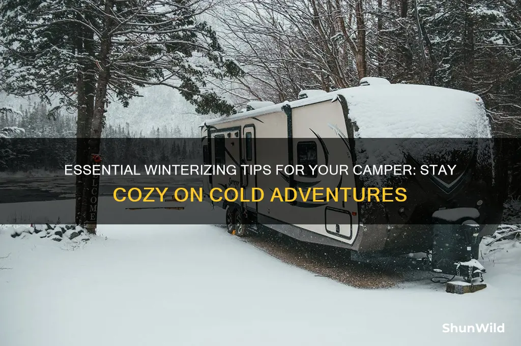 how to winterise a camper
