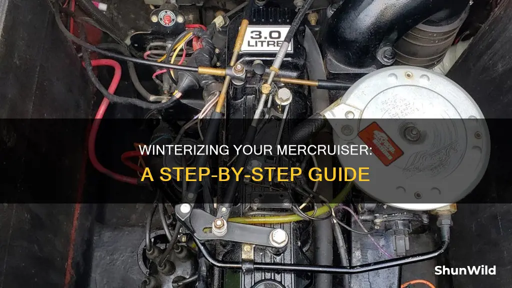 how to winterize a boat with a mercruiser engine inboard