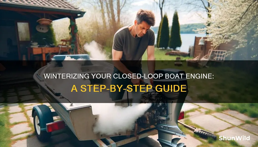 how to winterize a closed loop boat engine