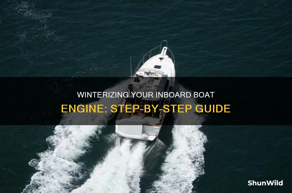 how to winterize a inboard boat engine