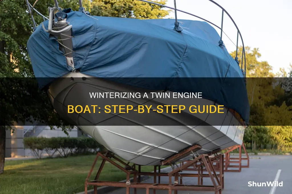 how to winterize a twin engine boat