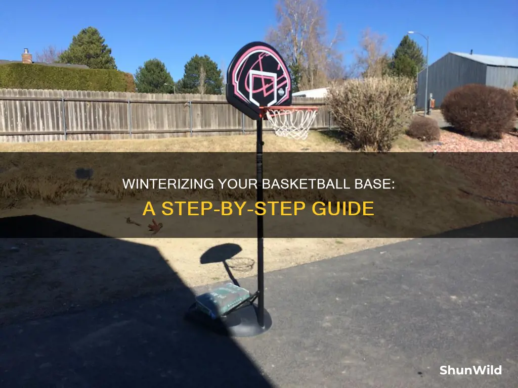 how to winterize basketball base