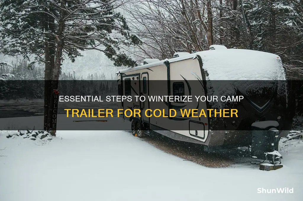 how to winterize camp trailer