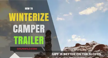 Essential Tips for Winterizing Your Camper Trailer Effectively