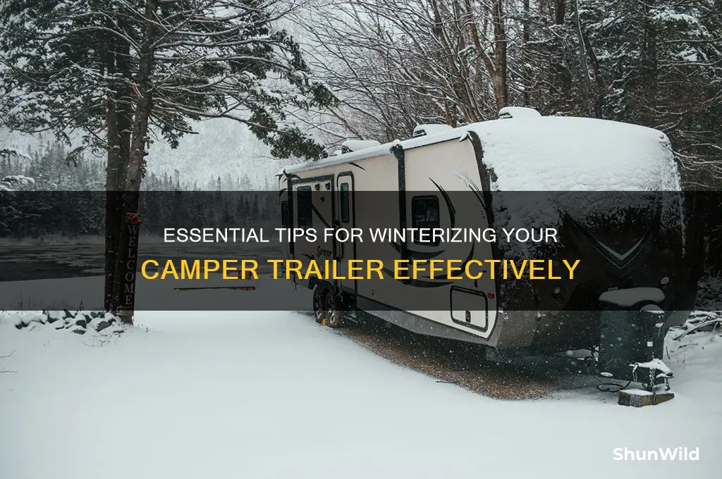 how to winterize camper trailer
