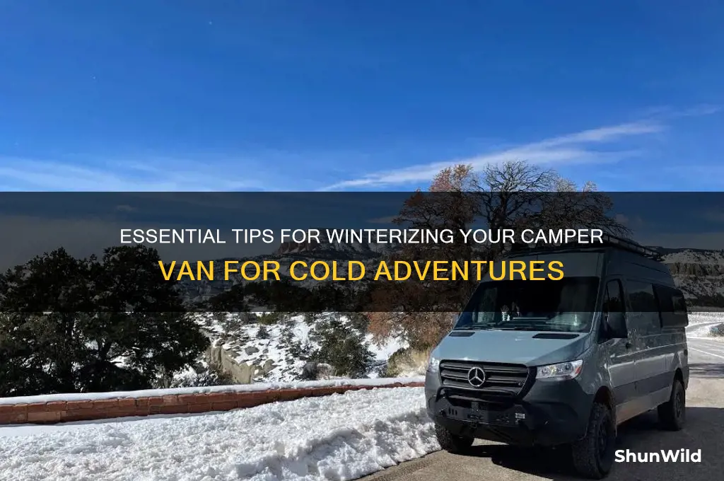 how to winterize camper van