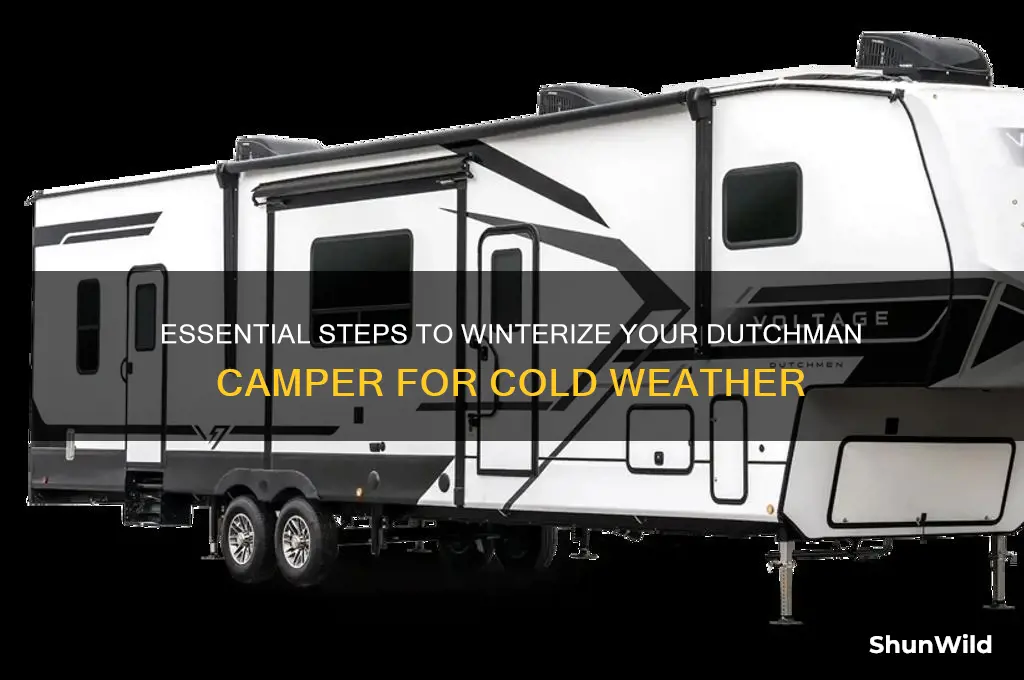 how to winterize dutchman camper