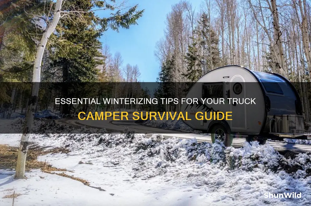 how to winterize truck camper