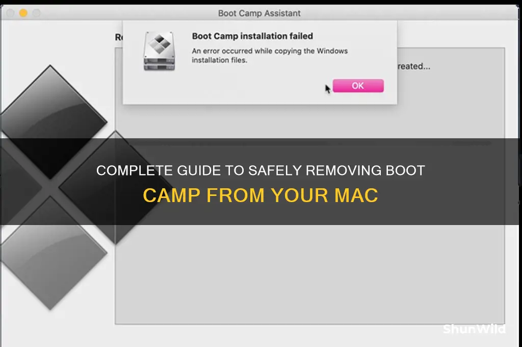 how to wipe boot camp