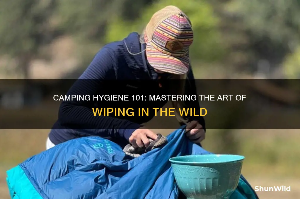 how to wipe while camping