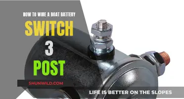 Wiring a Boat Battery: 3-Post Switch Installation Guide