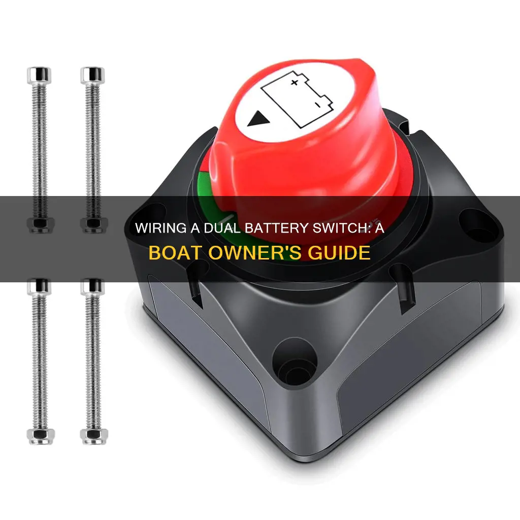 how to wire a dual battery switch in a boat