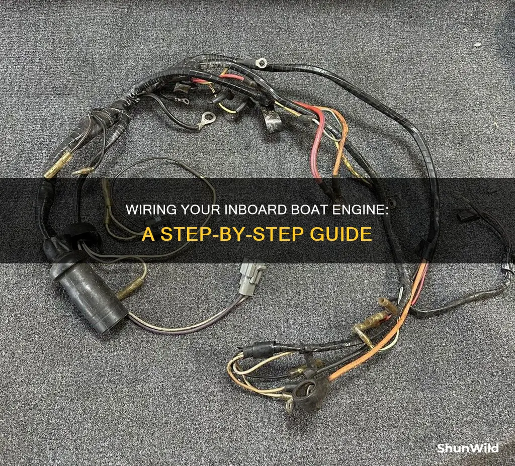 how to wire a inboard boat engine