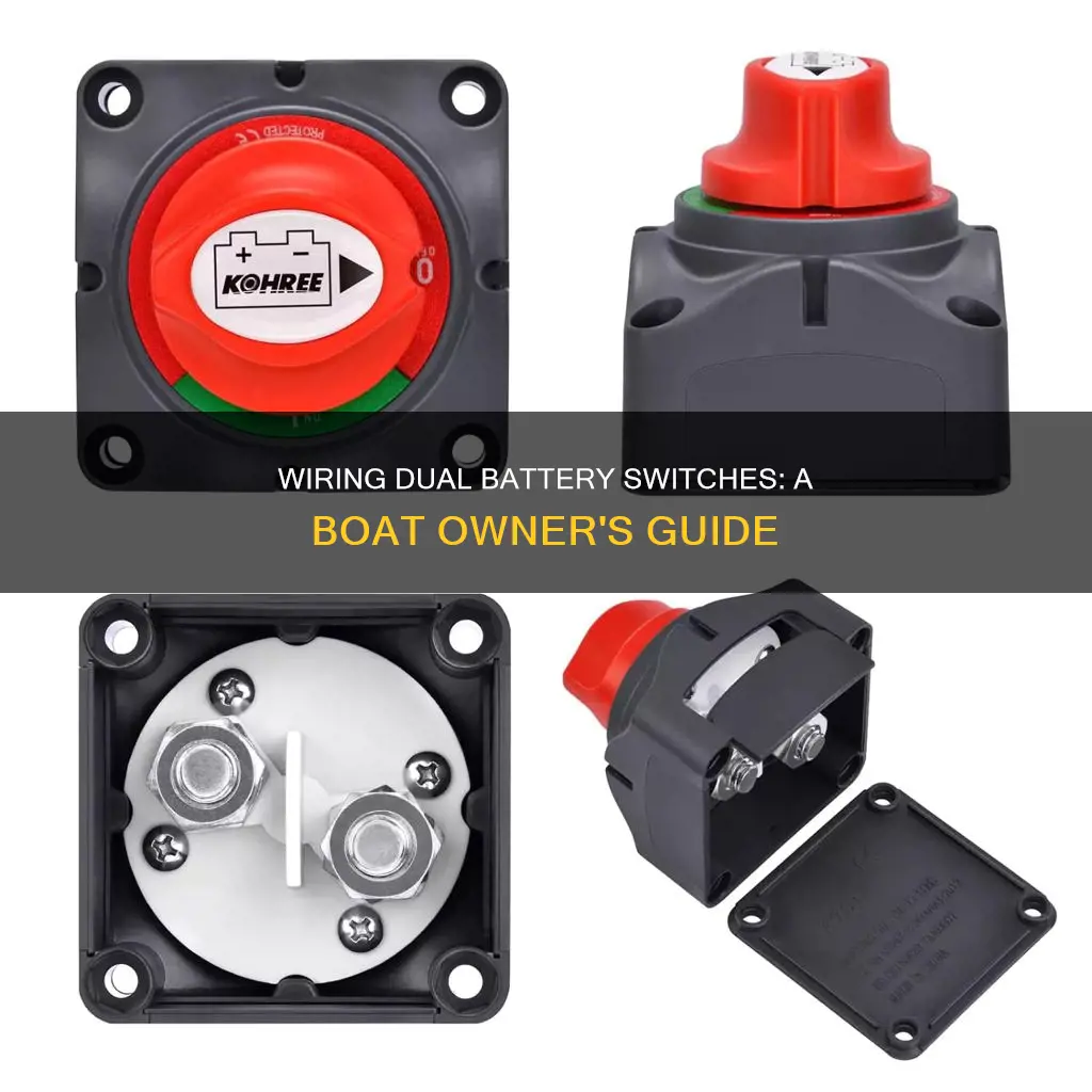 how to wire dual battery switch on boat