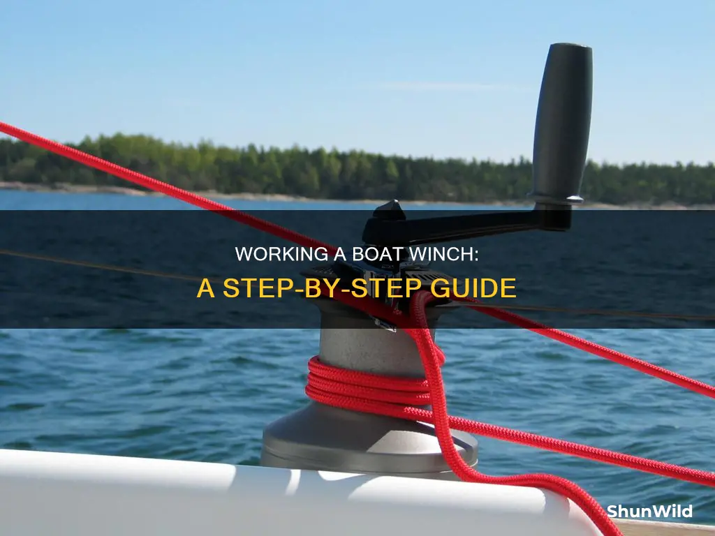 how to work boat winch
