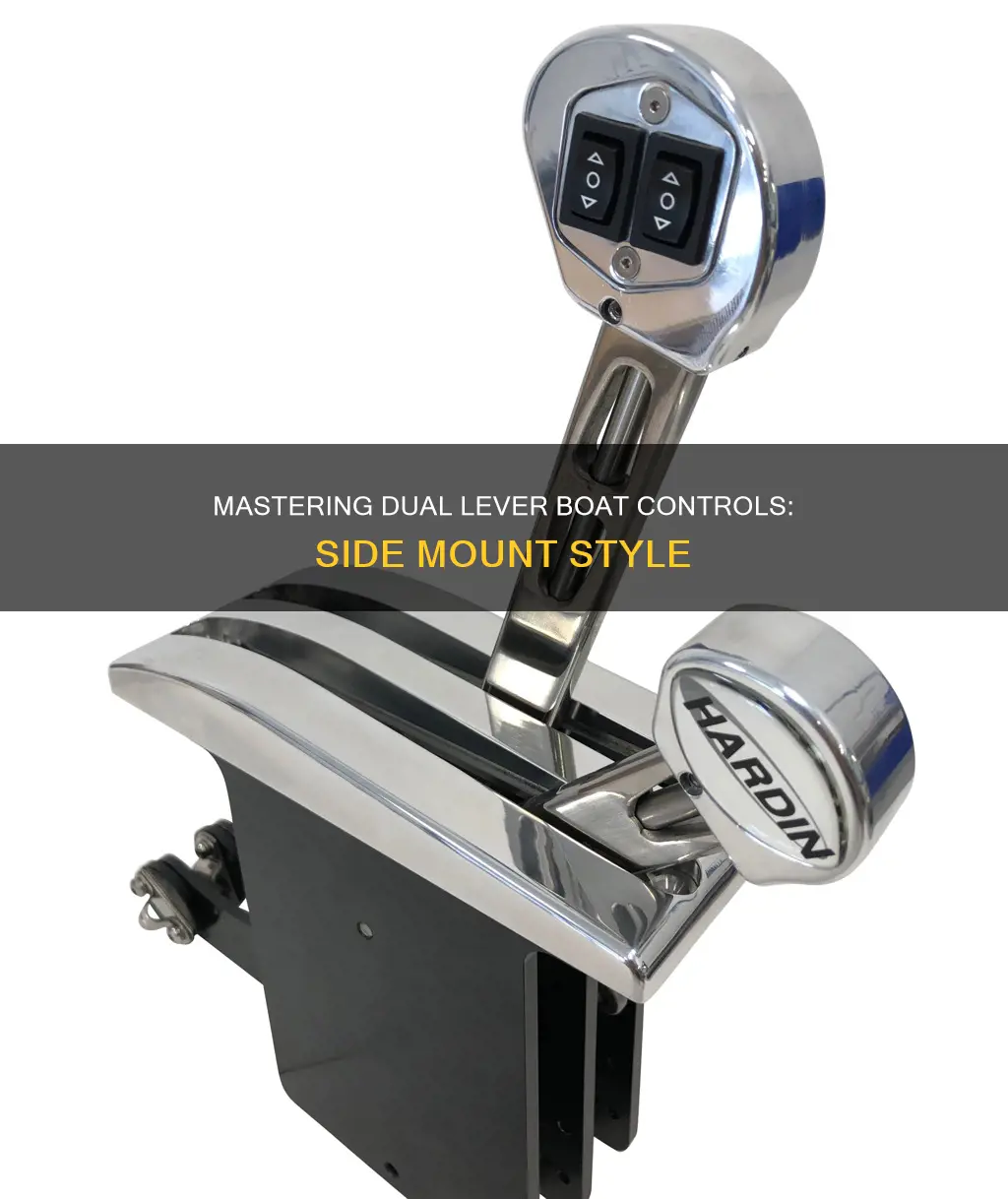 how to work dual lever boat controls side mount