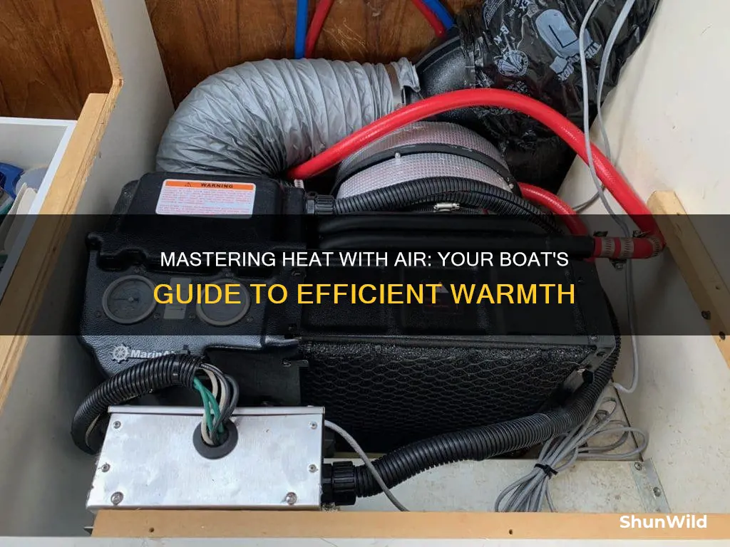 how to work heat on my boat with air